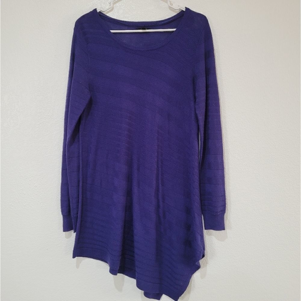 Apt.‎ 9 diagonal stripped scoop neck woman's tunic top size medium